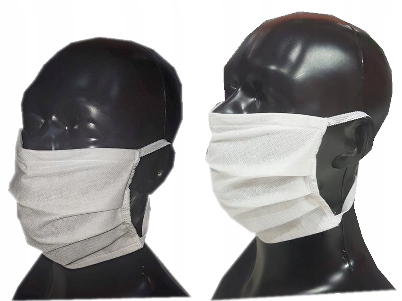 MASKA NA TWARZ MASECZKA OCHRONNA POLSKA 10 SZTUK