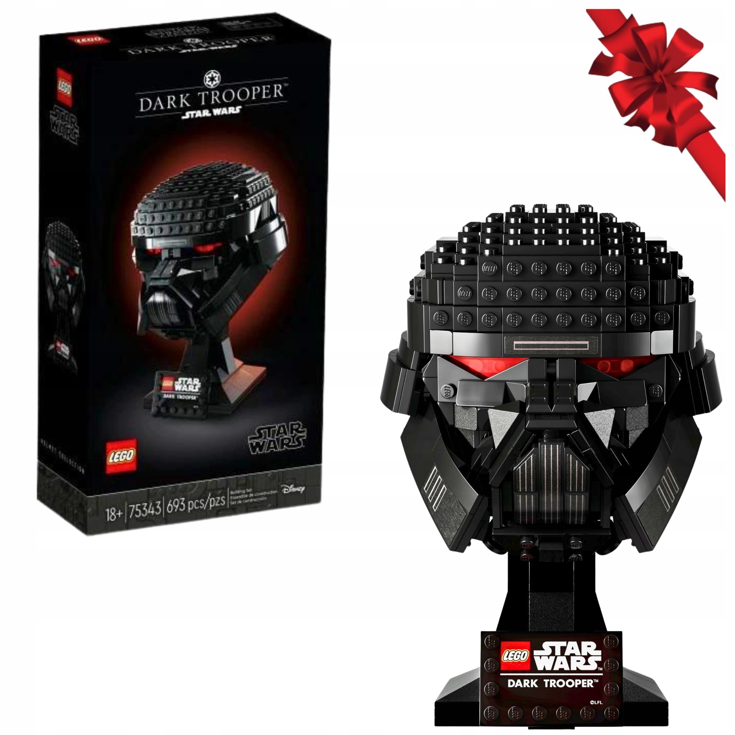 Sada Lego Star Wars 75343 Helma temného stormtroopera Dárek