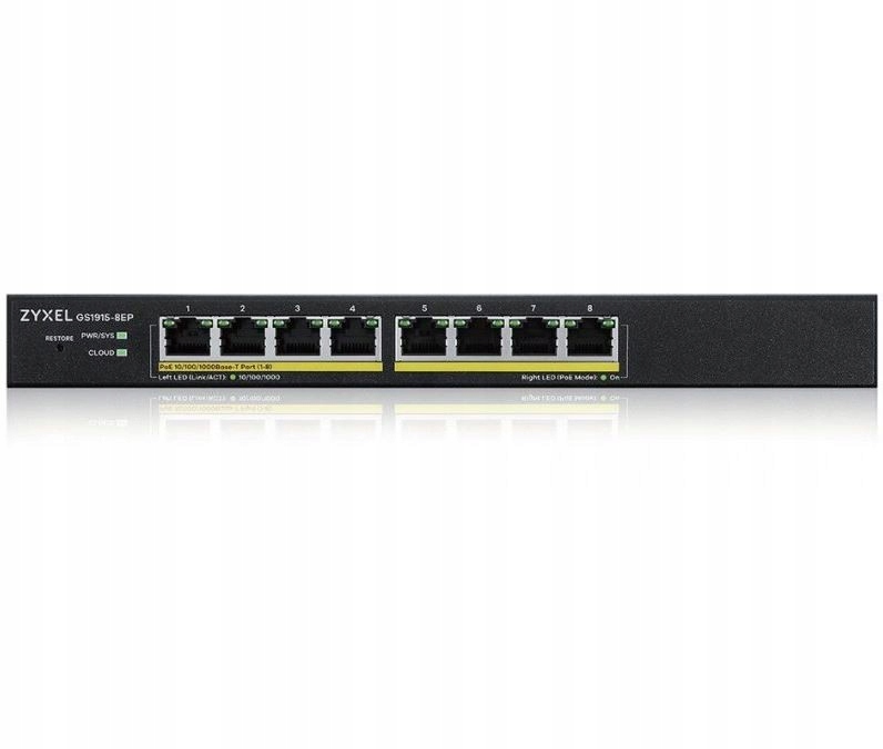 GS1915-8EP-EU0101F 8port switch Zyxel