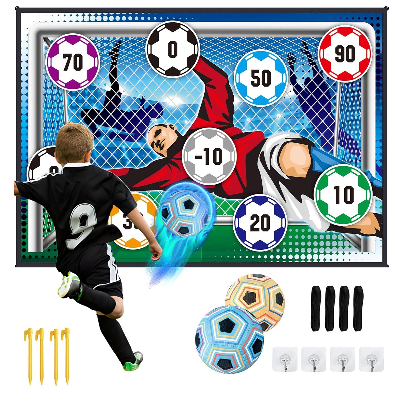 Zestaw Mat Treningowych Do Gry W Piłkę Nożną Gra W Piłkę Nożną Dzieci 150CM