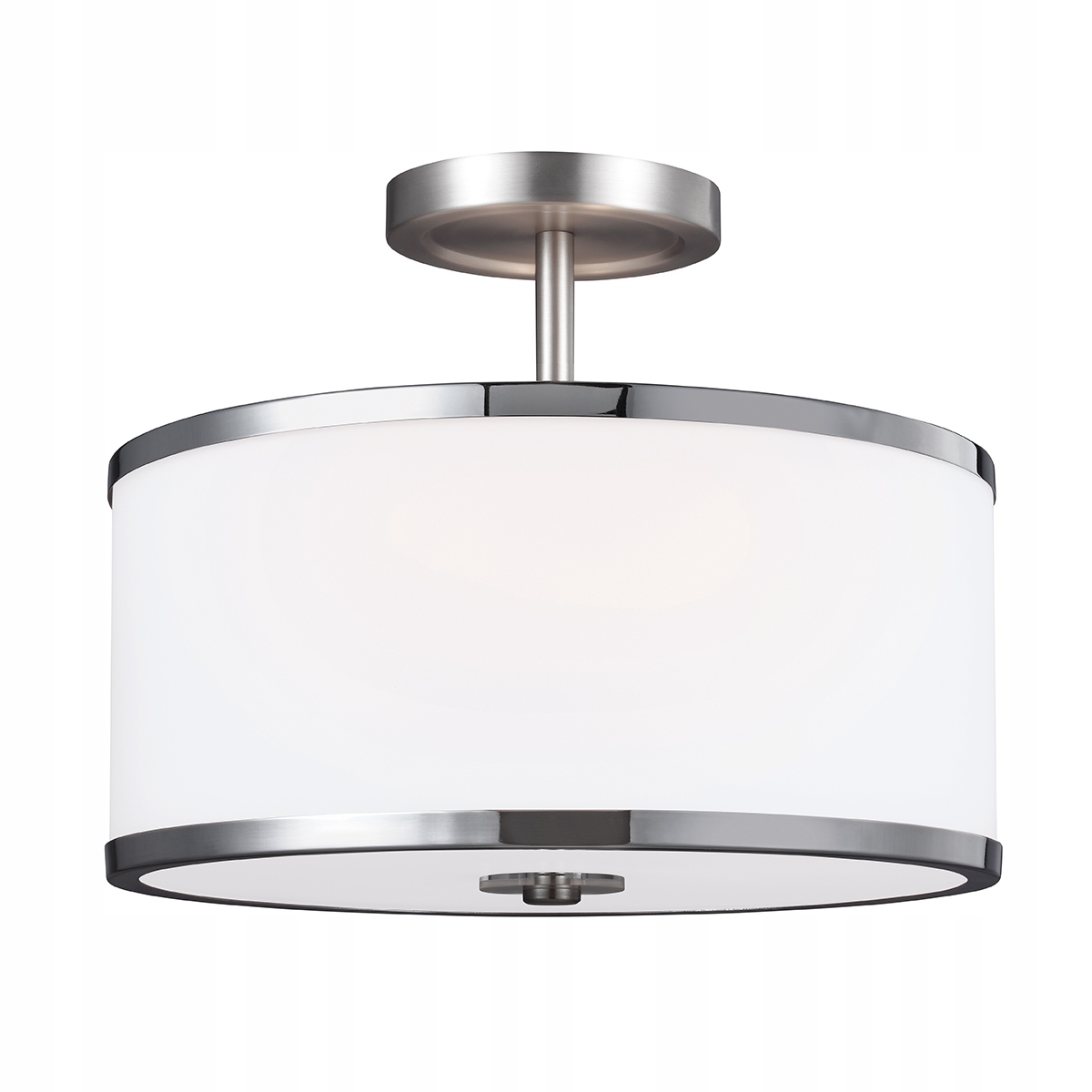 Stropní svítidlo stropní svítidlo bílá chrom kulatá 32 cm glamour klasická Feiss