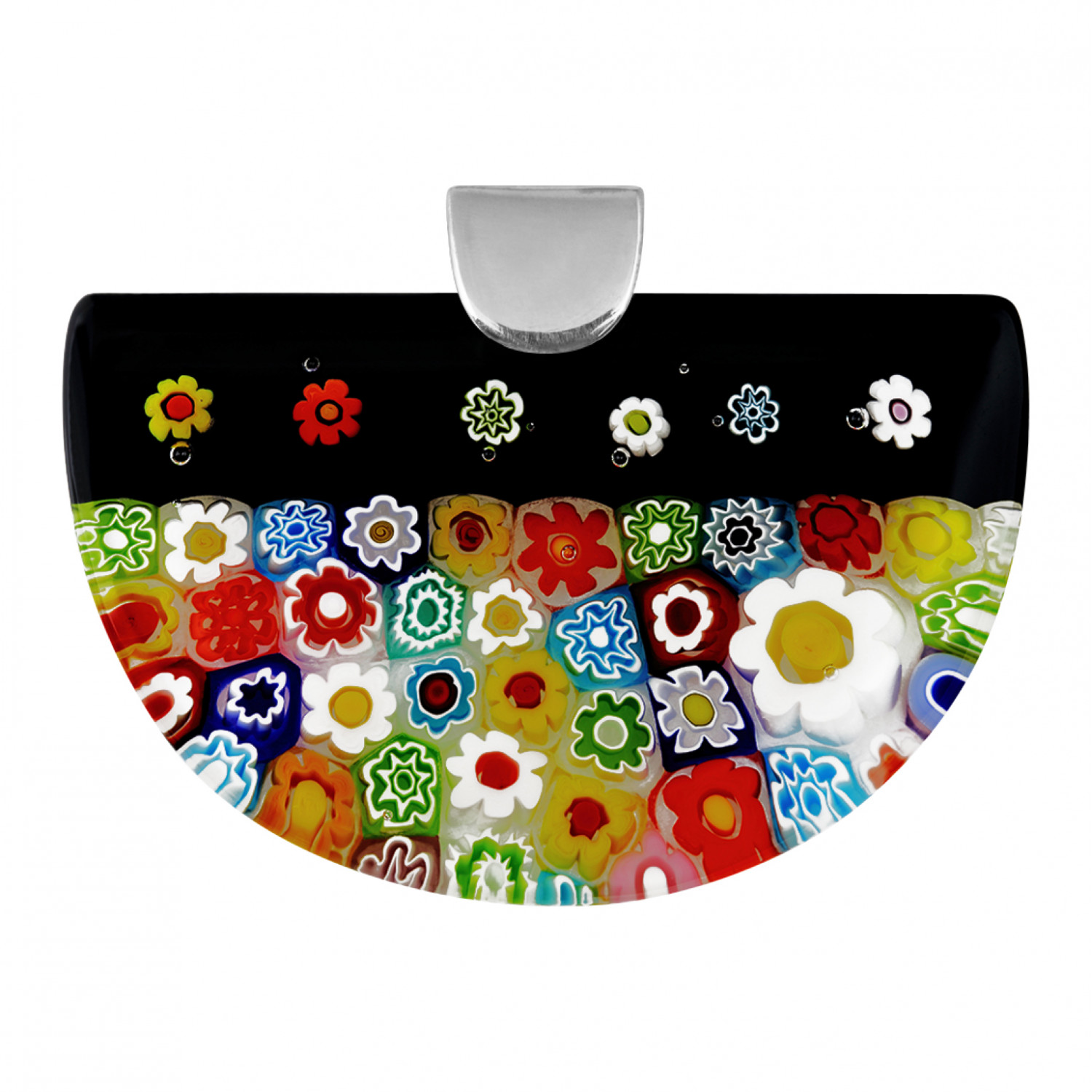 Dámský přívěsek Harf vícebarevný sklo murano