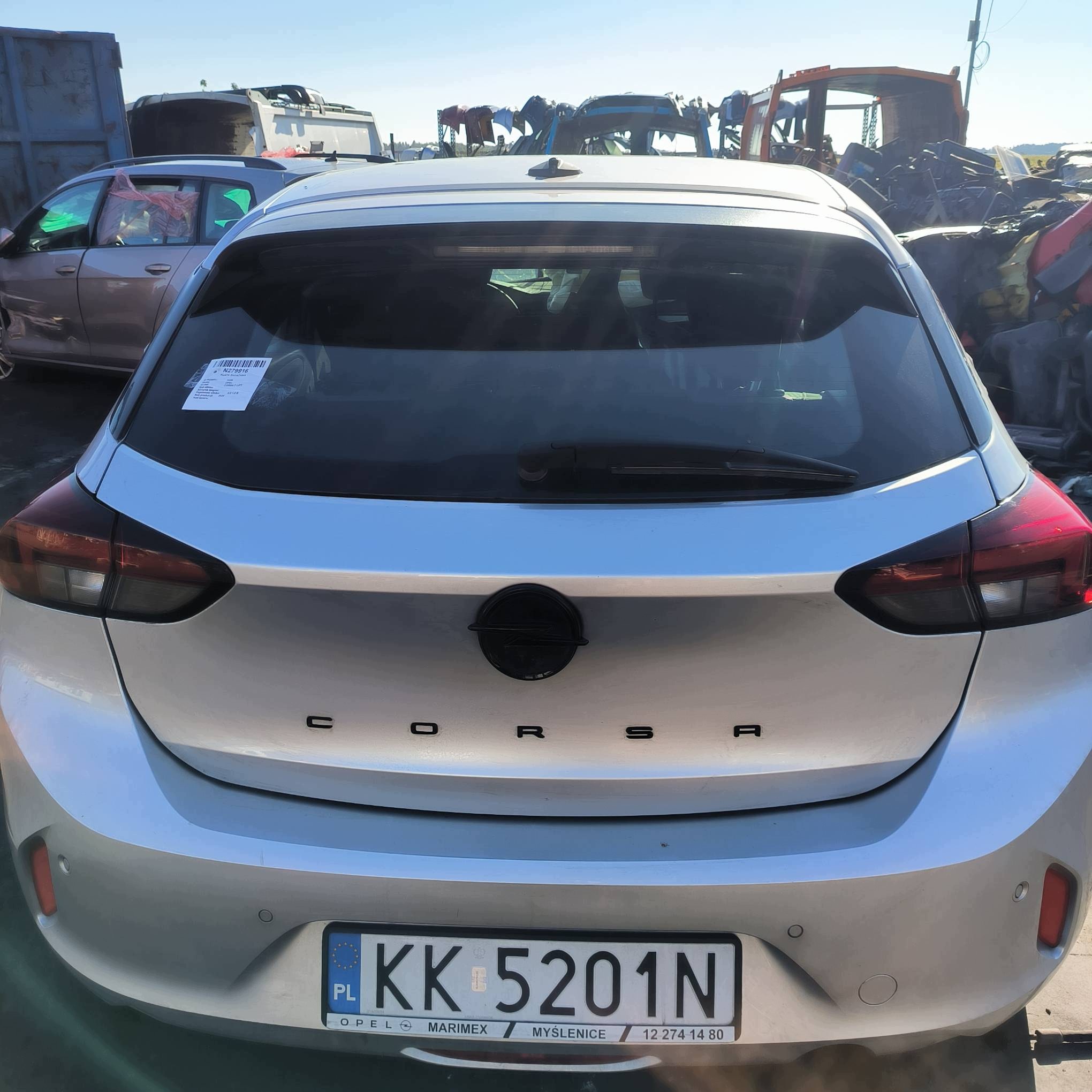 trunk door boot EZR OPEL CORSA F LIFT