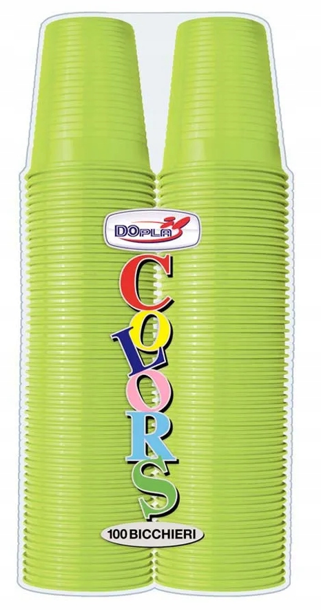 

Kubki Kubek Plastik Kolorowy Zielony 200ml 100szt