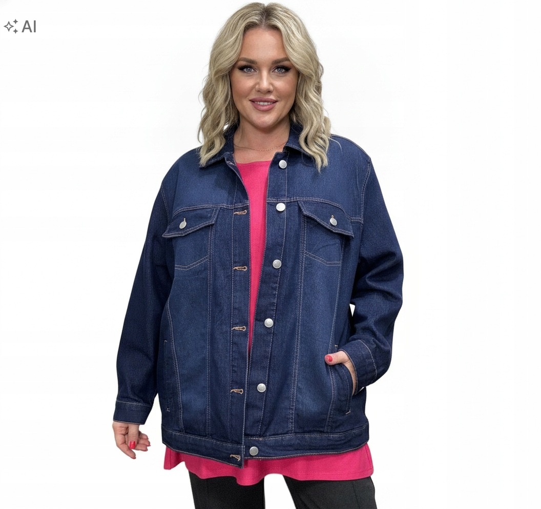 dámská bunda katana jeans oversize 58 60