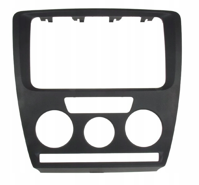 Rámeček pro Škoda Octavia II s manuální klimatizací černý