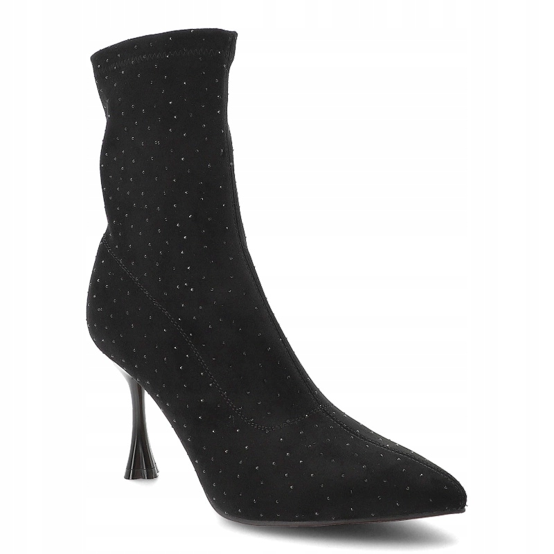 Černé Kotníkové Boty S.Barski Elegantní dámské boty