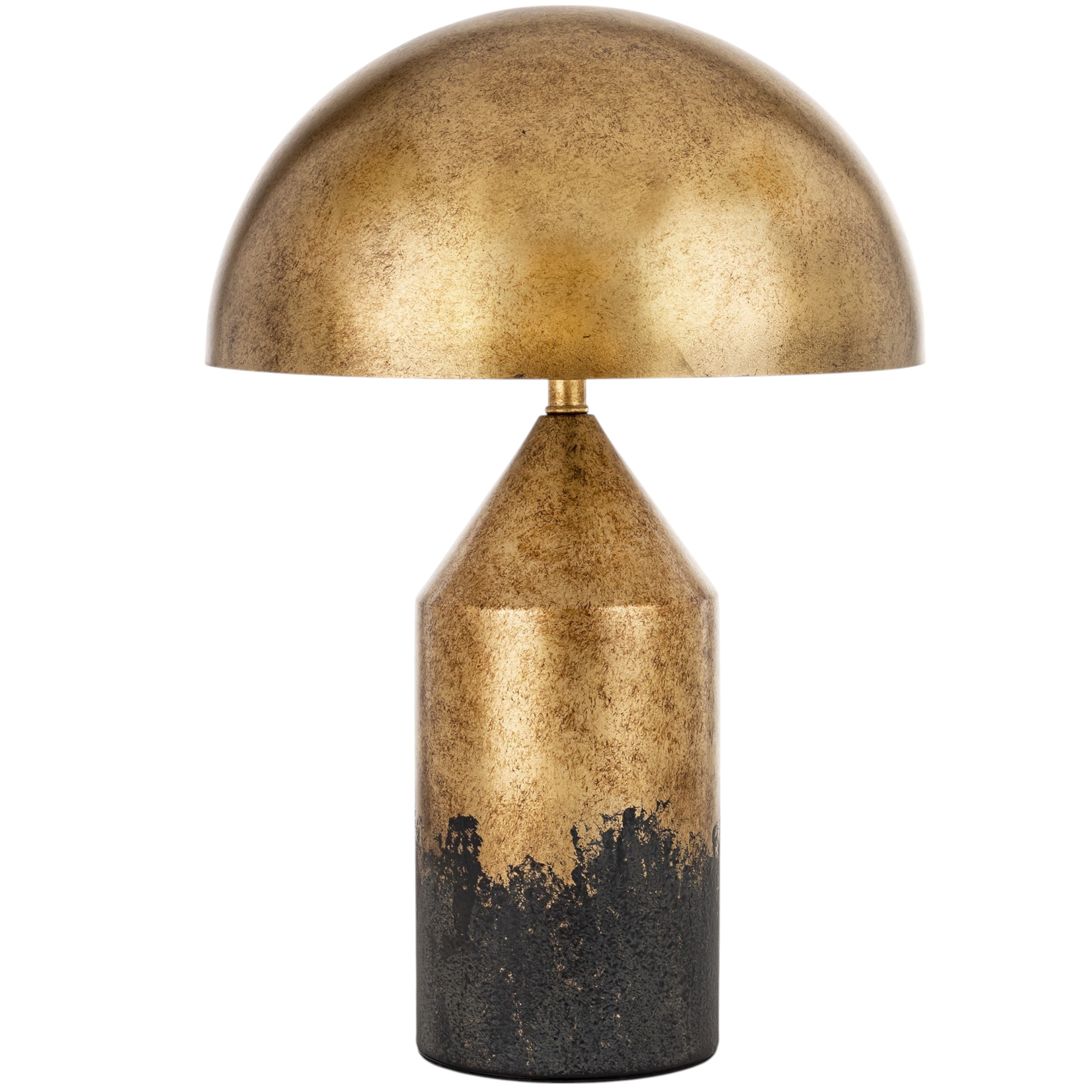 Lampa Stołowa Złota Czarna Metalowa Lampka Nocna duża Do Sypialni