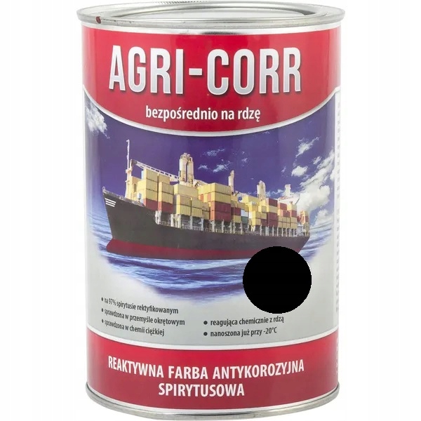 

Farba Agri-Corr podkładowa czarna 1L na rdzę