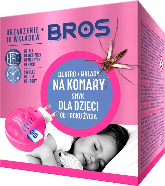 

Bros elektro +10 wkładów na komary Smyk dla dzieci