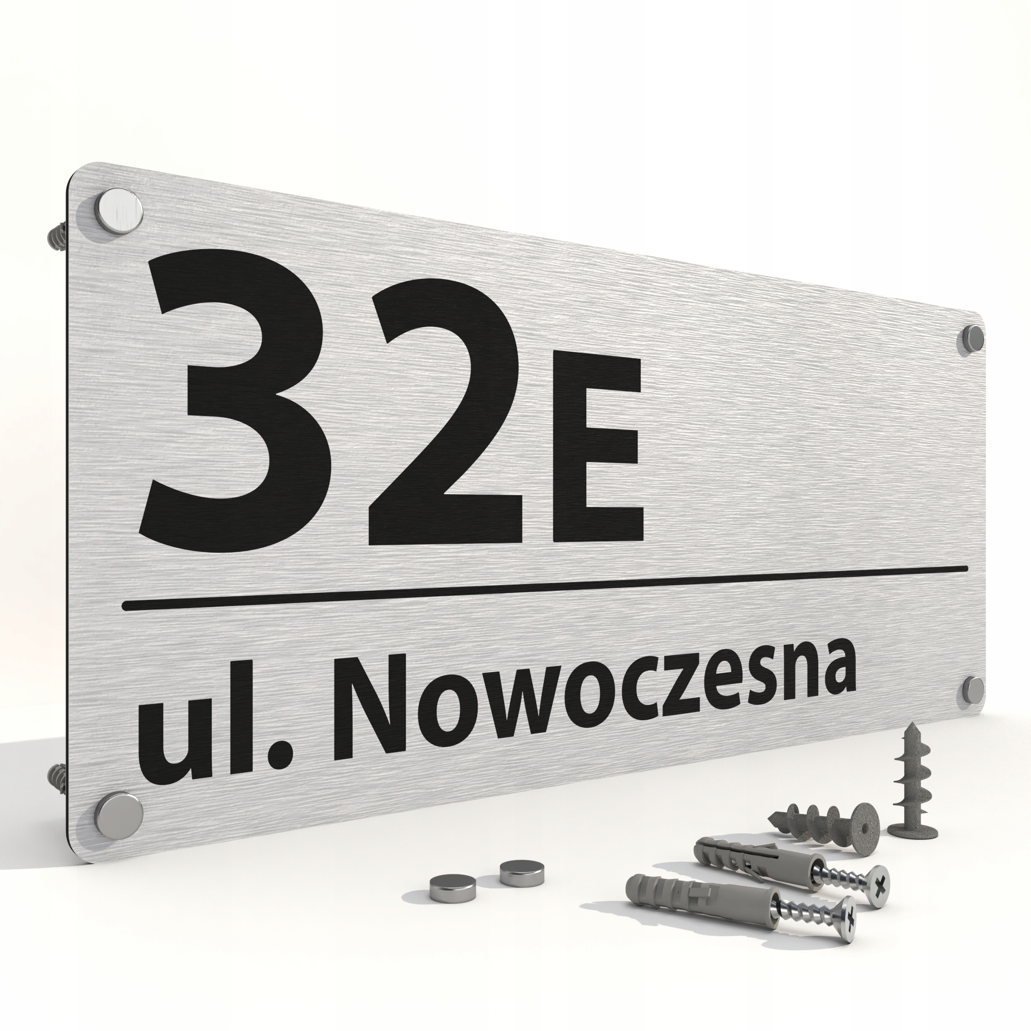 Tabliczka tablica ADRESOWA numer na dom numer domu ALUMINIOWA KOLORY 35x15