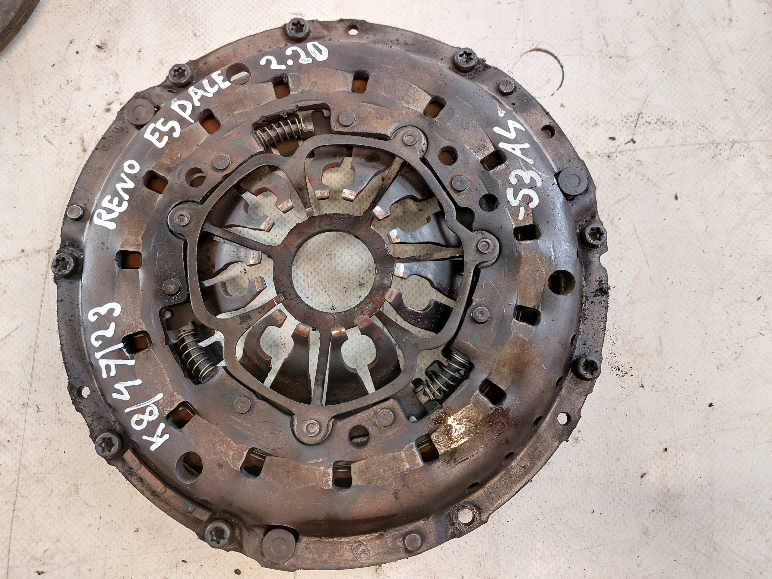 clutch RENAULT ESPACE 2.2 DIESEL