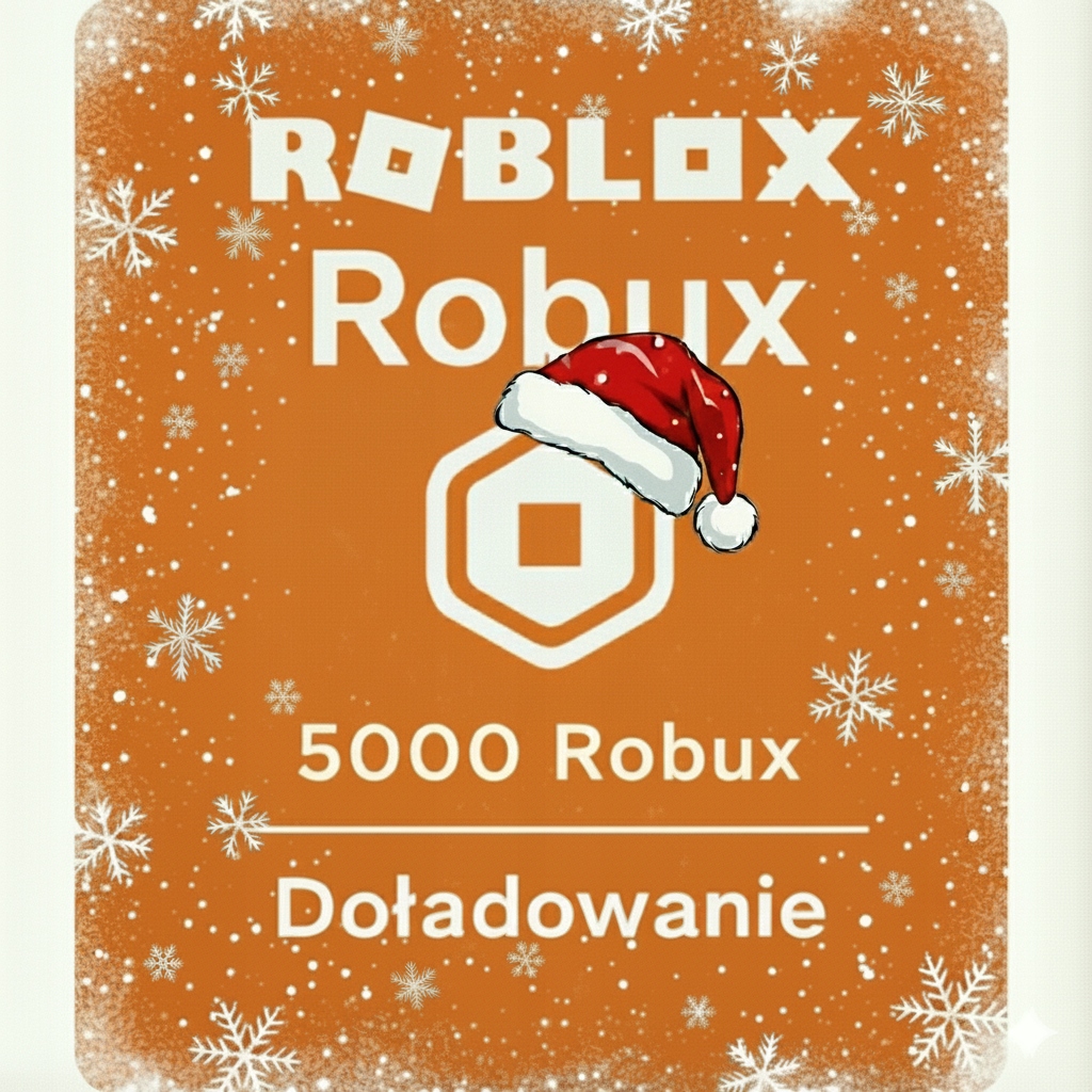 5000 ROBUX | DOŁADOWANIE NA TWOJE KONTO | ROBLOX 16375882423 - Sklepy ...