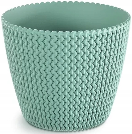 Doniczka Osłonka SPLOFY 26 cm kolor SZAŁWIA Zieleń