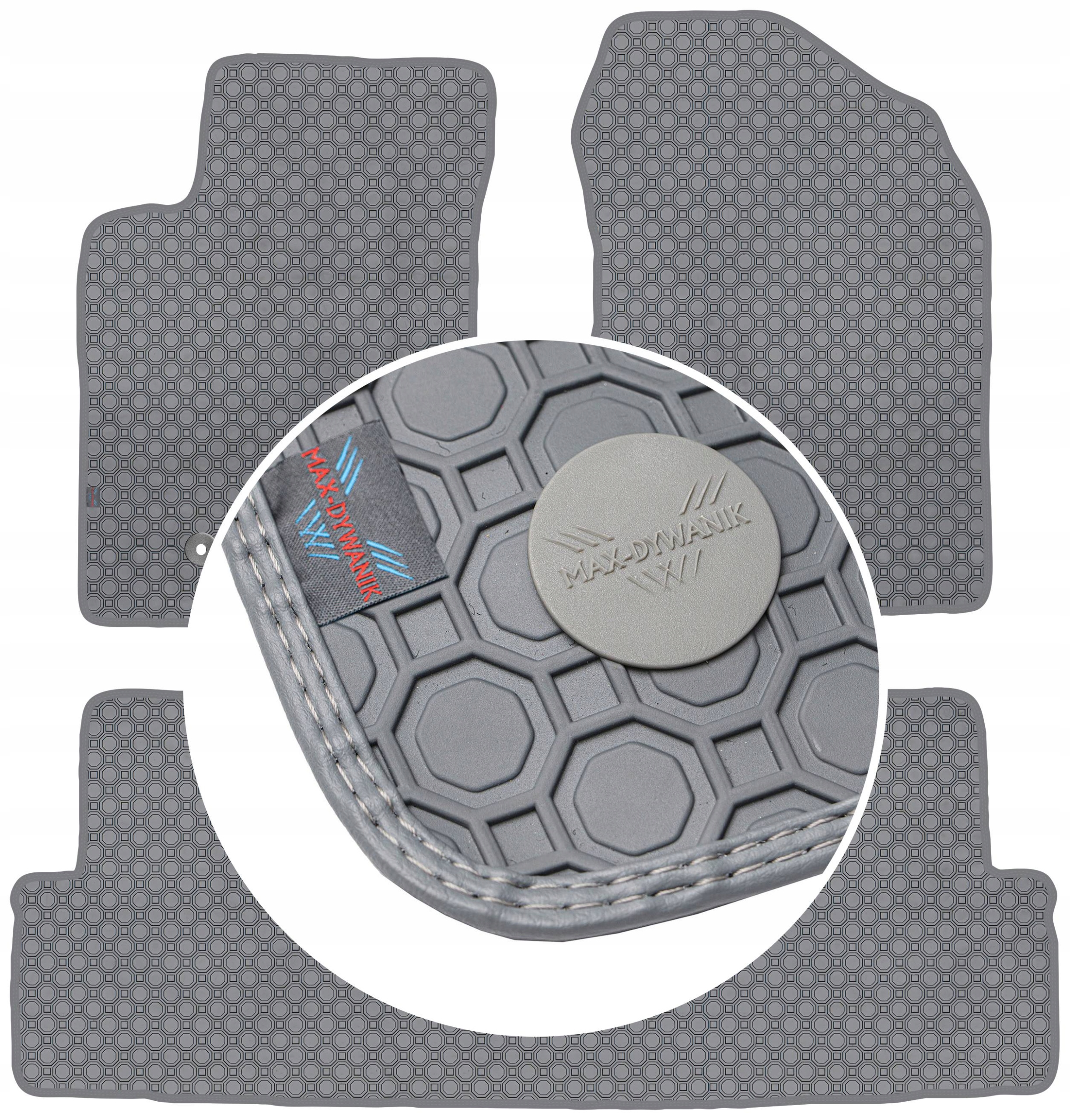 Corolla Verso 5os 2004-2009 Koberce Popielate