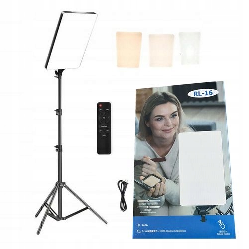 Lampa panelowa studyjna Led 80W z regulacją na Pilot Statyw Regulowany