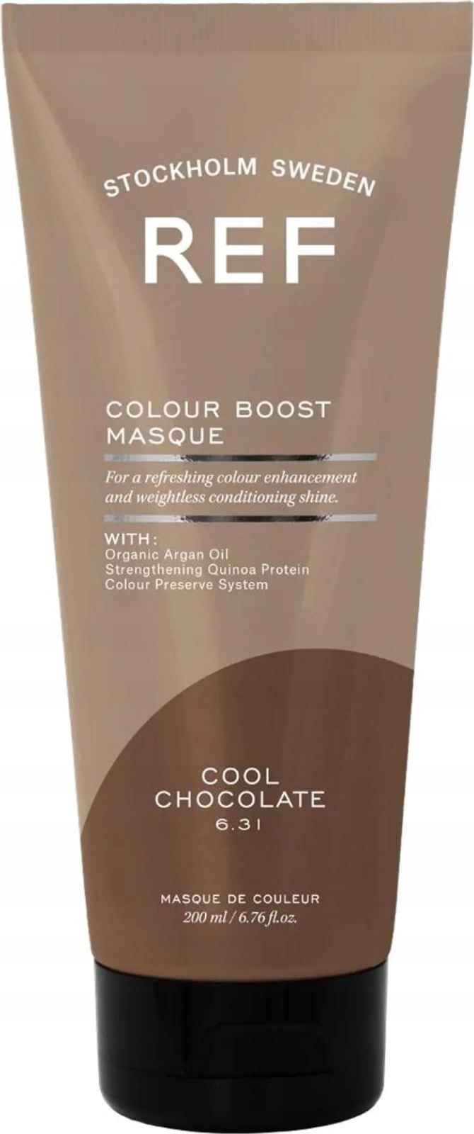 Ref Colour Boost Cool Chocolate Osvěžující maska Čokoládová barva 200 Ml