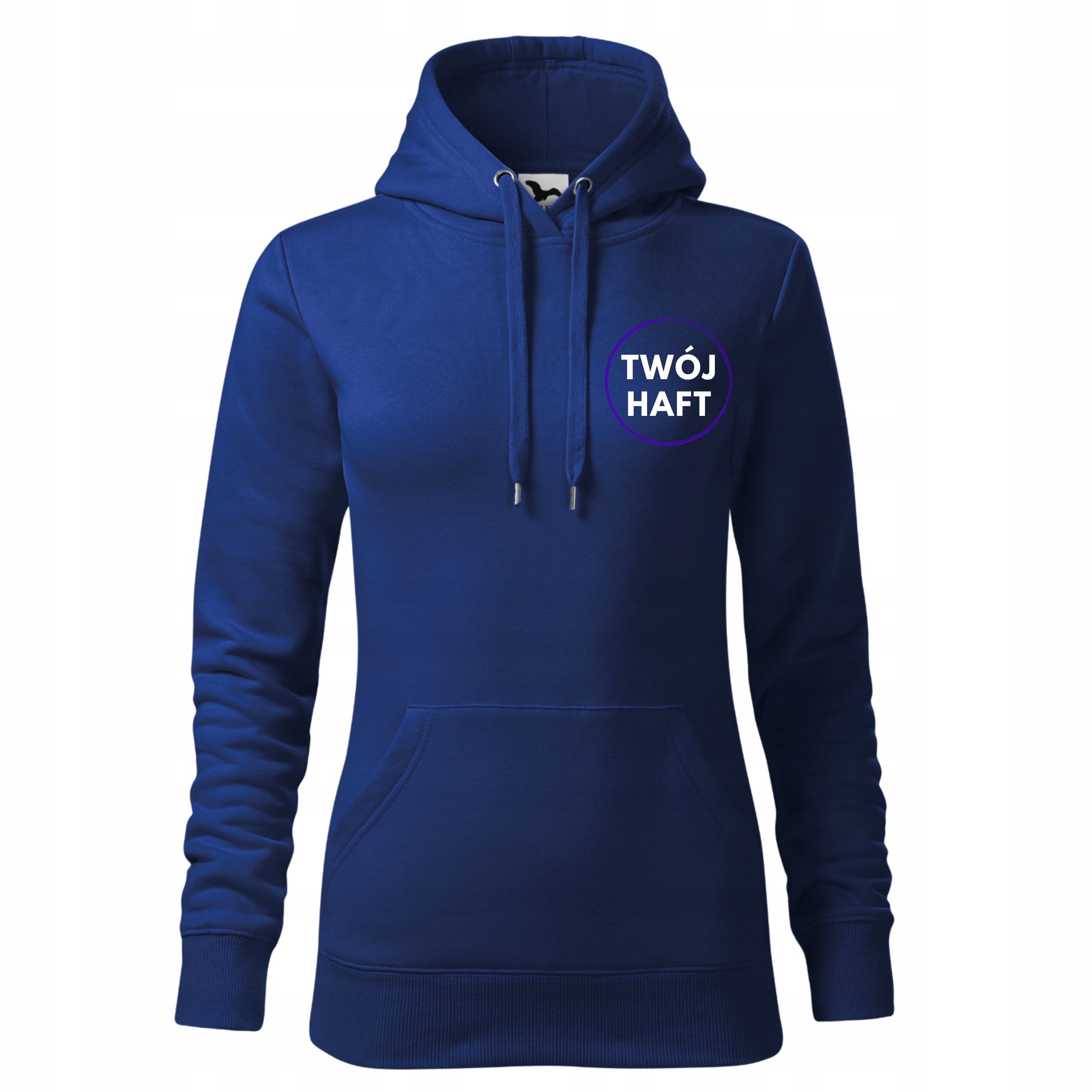 Dámská mikina S Kapucí a potiskem loga společnosti, chrpově Mikina L