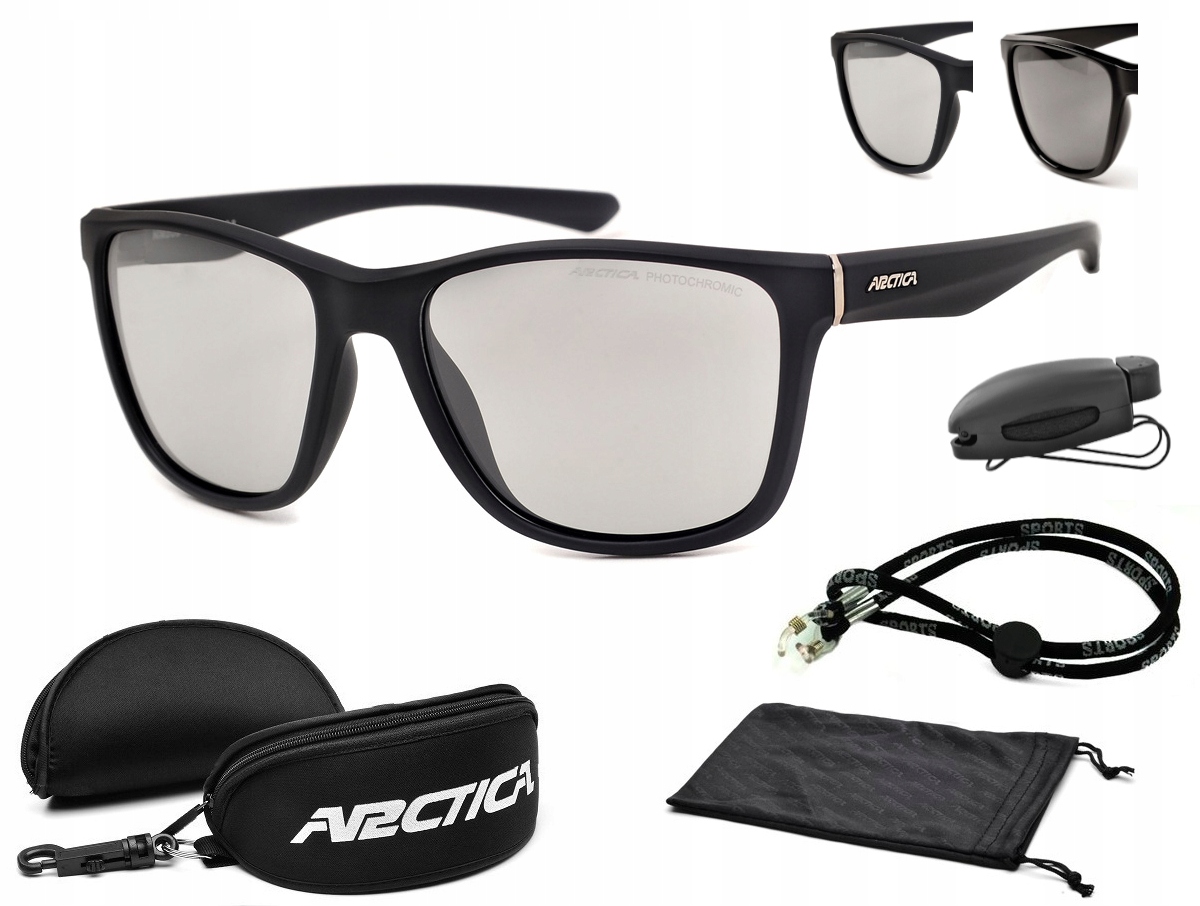 Arctica Okulary S-302FP Fotochromowe Polaryzacyjne Przeciwsłoneczne Gratisy