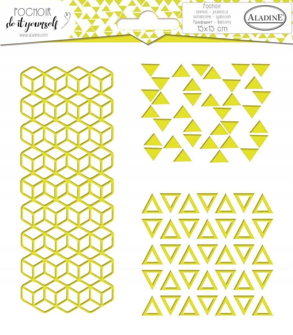 SZABLON 15X15 CM TRIO GEOMETRYCZNE 2