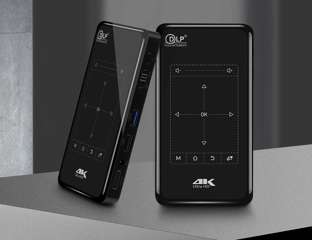 MINI PROJEKTOR RZUTNIK Mini DLP ANDROID 9.0 TOUCHPAD HDMI USB 2/32GB Żywotność lampy w trybie normalnym 20000 h