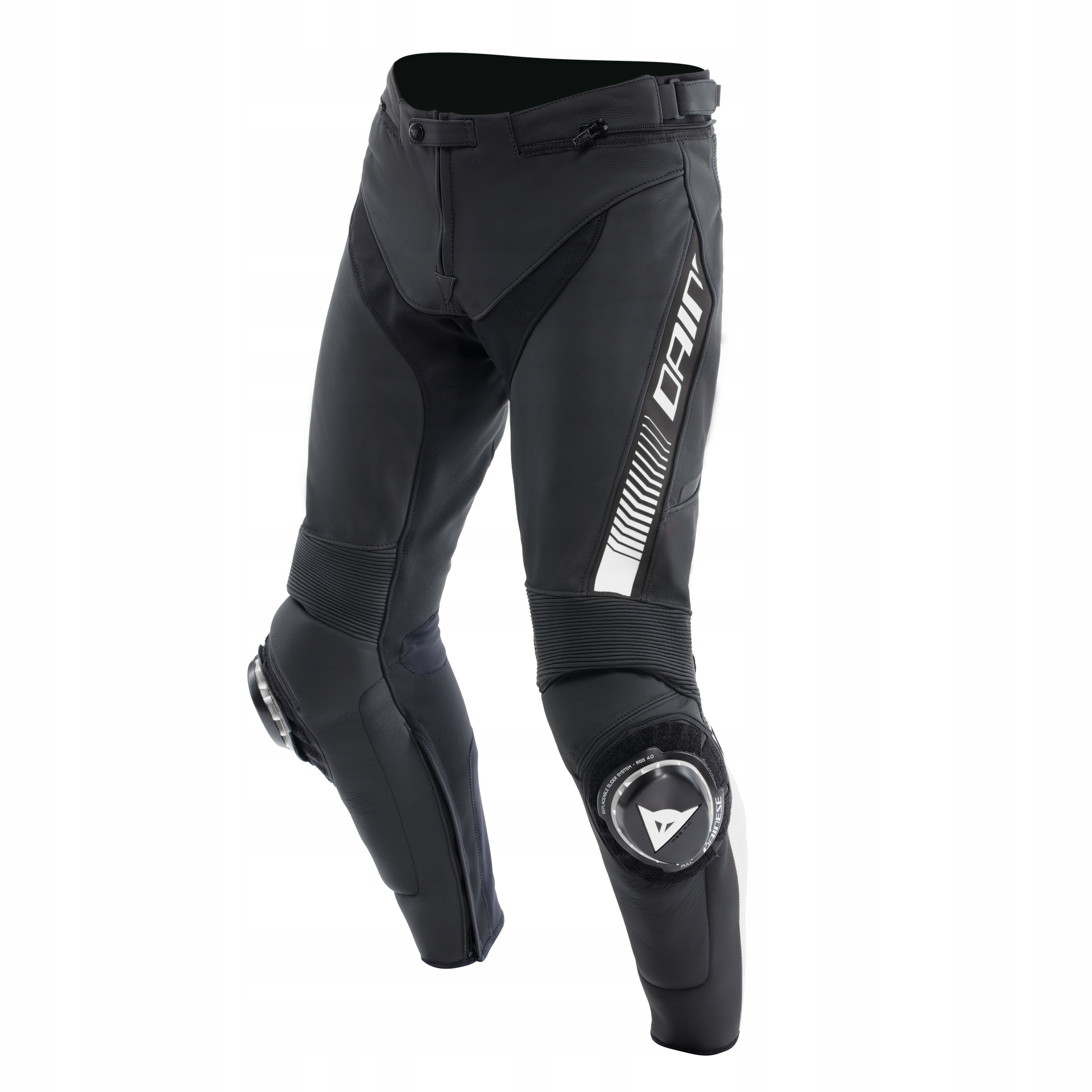 Kožené nohavice Dainese Speed Čierno/biele 50