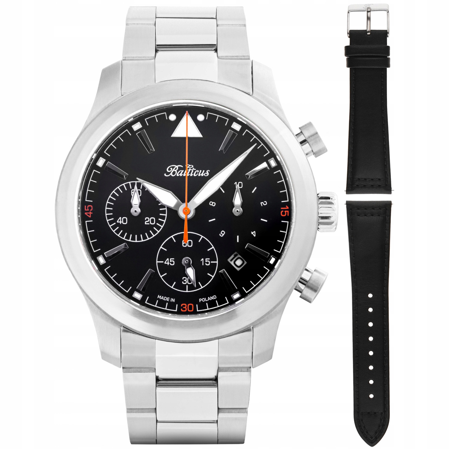 Pánské Hodinky Balticus Balfsqchbla stříbrný náramek