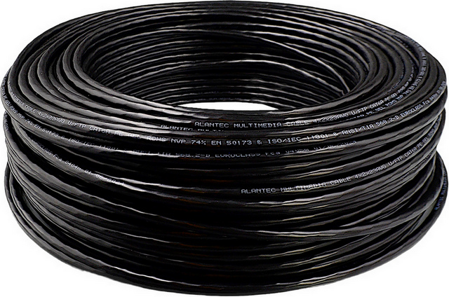 Kabel skrętka 50m KAT.6A Ftp zewnętrzny ziemny Uv żel żelowany Fca Alantec