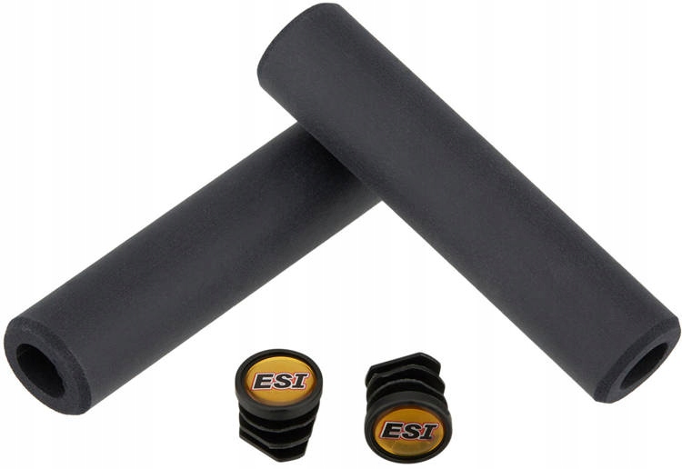 GRIPY CHWYTY ESI GRIPS CHUNKY BLACK SILIKONOWE + KORKI Marka ESI