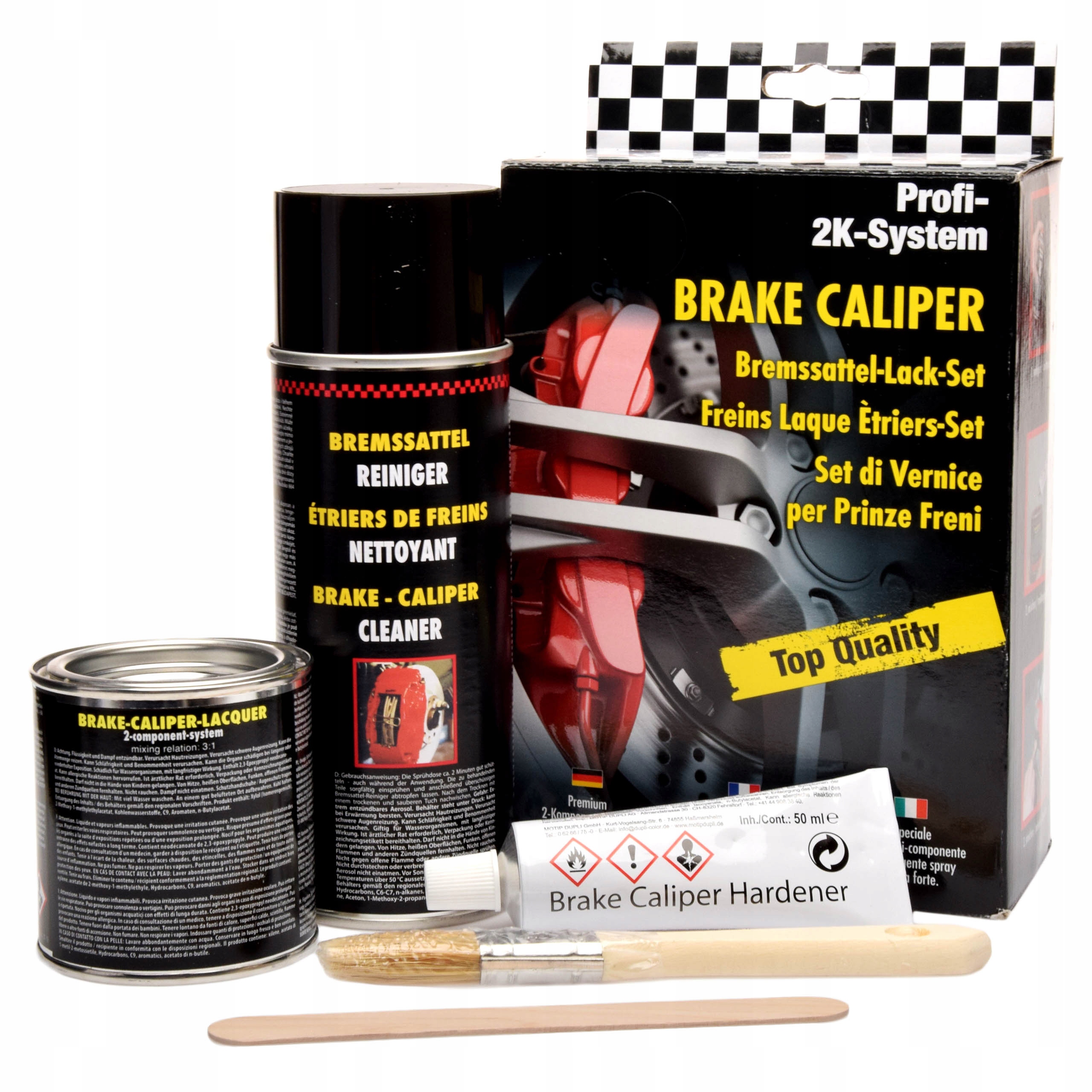 Motip Farba lak na svorky Set Čierna Germa