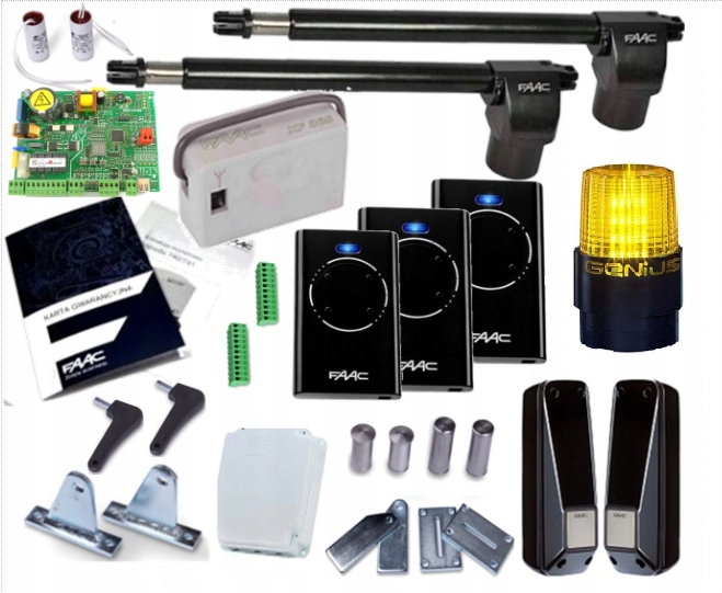 Zestaw napęd siłownik FAAC 414 ALFA 3x PILOT