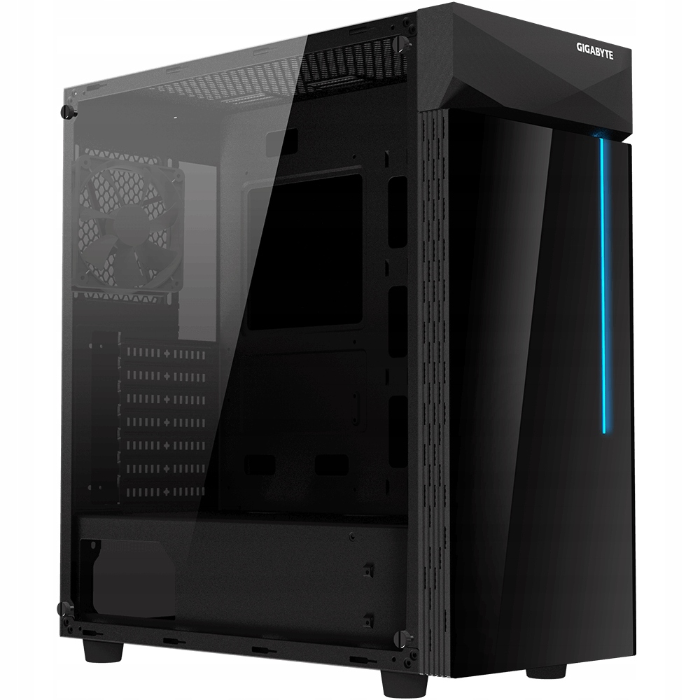 Gigabyte Aorus C200/Midi Tower/Transpar./Čierna