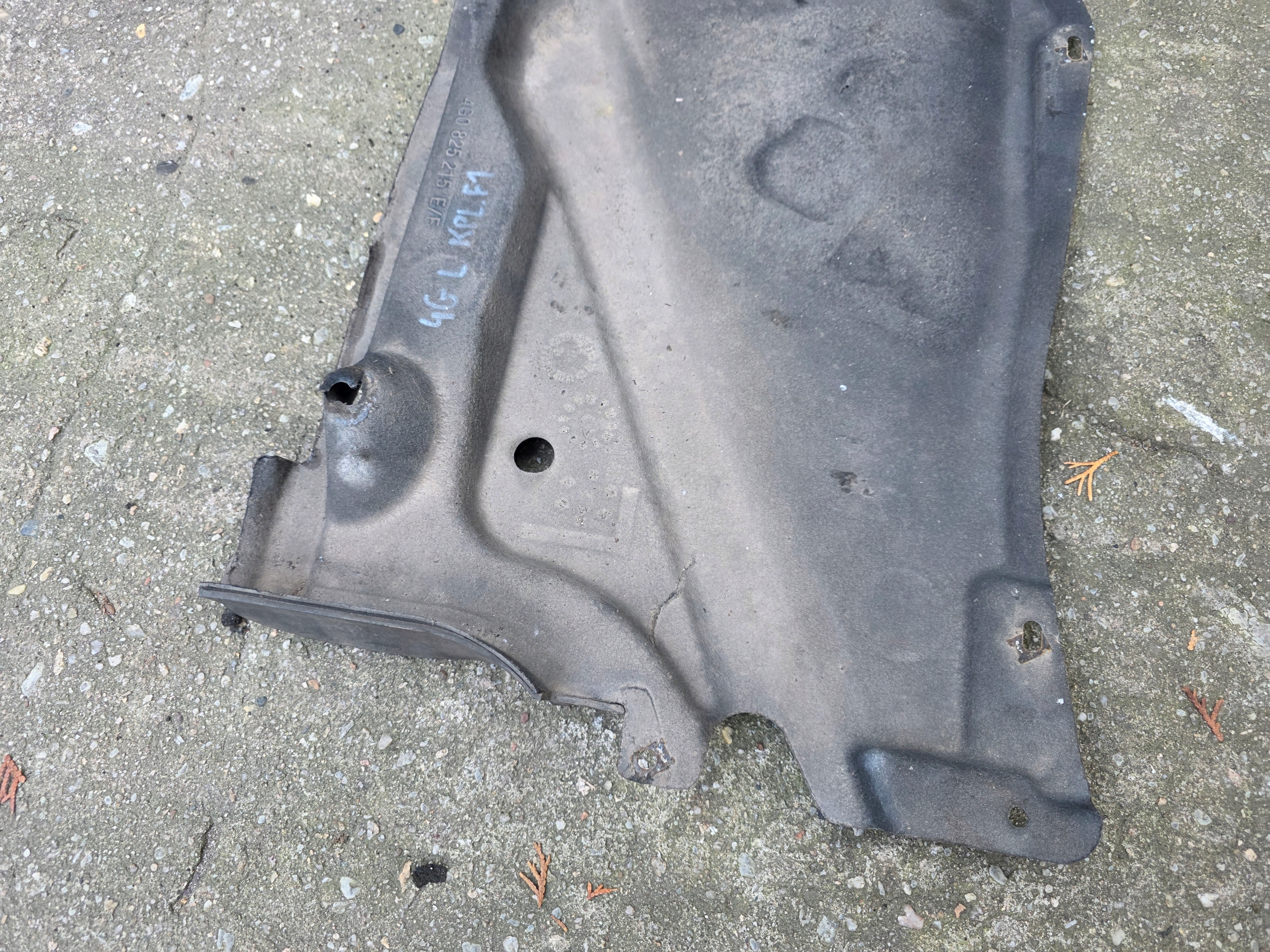 cover chassis left covers below AUTO AUDI A6 C7 A7 4G KOMPLET