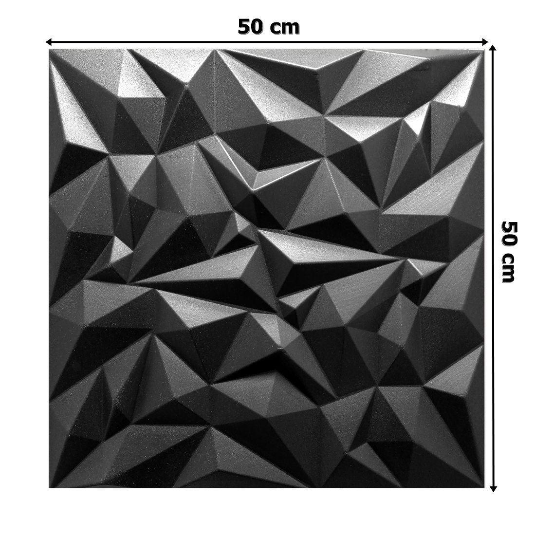 PIANKOWE PANELE ŚCIENNE KASETONY 3D Ametyst CZARNE Marka FDC
