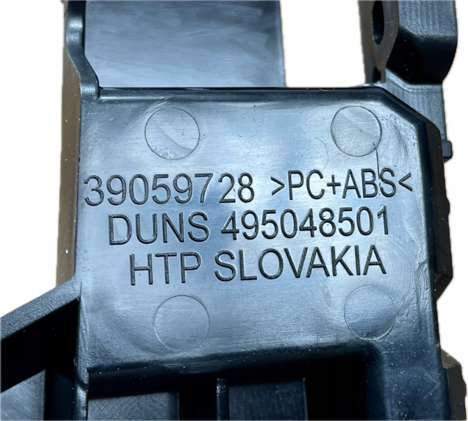 OPEL CASCADA SIZG bracket holder of a bumper right front 39059728