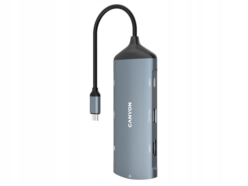 CANYON HUB DS-15 8 w 1  4k USB-C Szary — 3