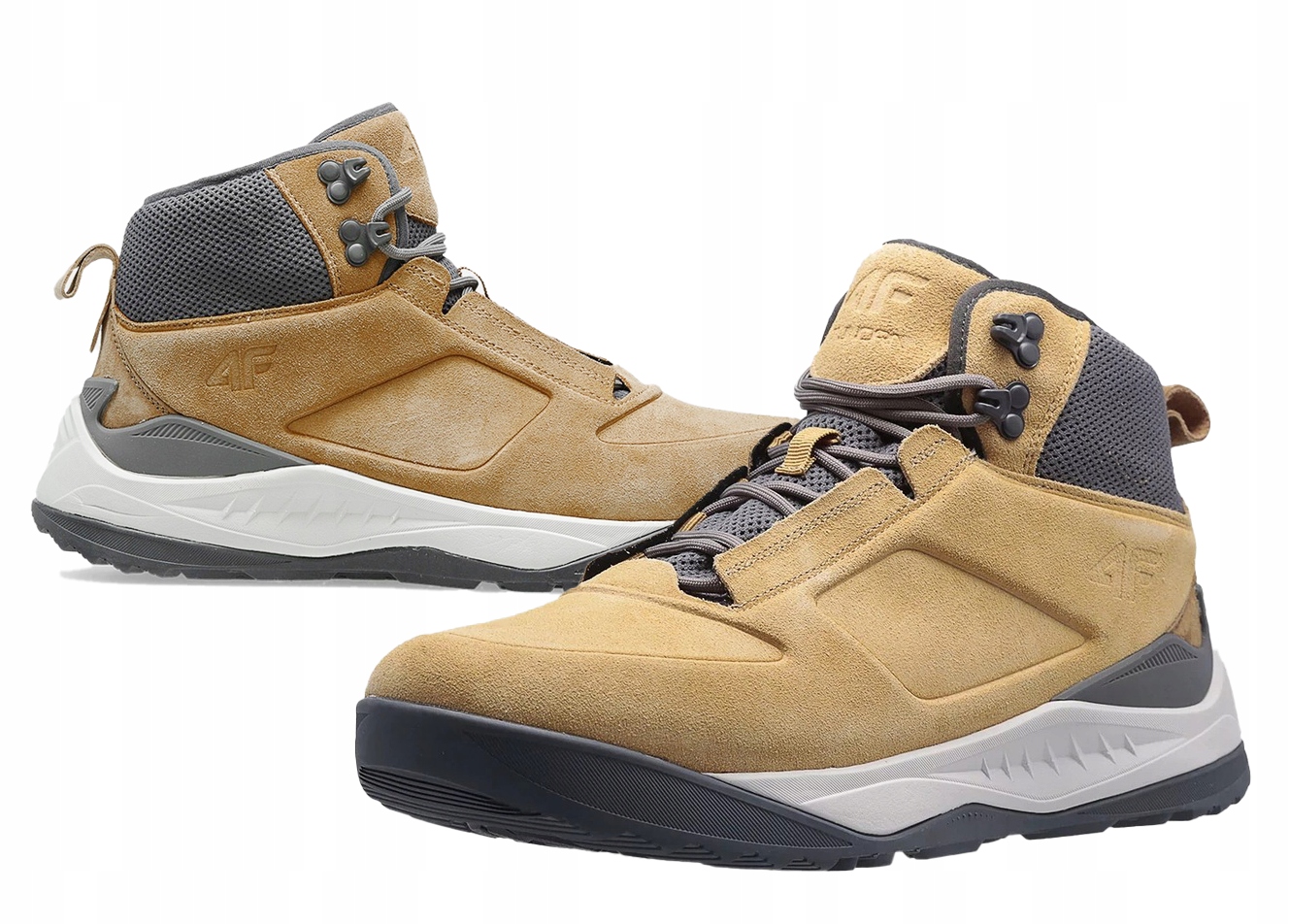 

4F Buty Męskie Skórzane Tundra Zimowe Obuwie M010