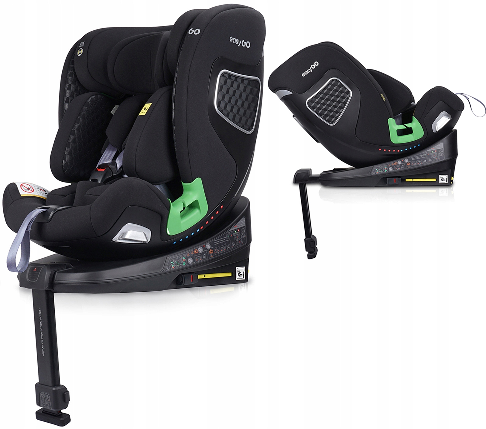 Fotelik samochodowy 036 kg ISOFIX 360 I-SIZE PRZODEM LUB TYŁEM TRUST EASYGO