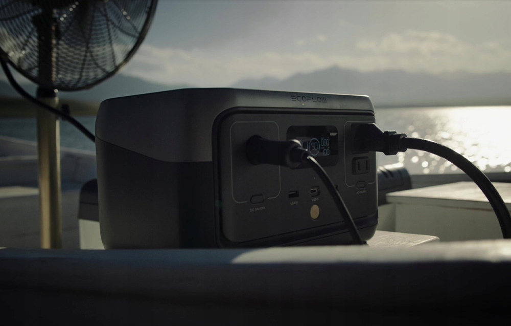 ЕЛЕКТРОСТАНЦІЯ ECOFLOW RIVER 2 300 Вт 256 Вт·год Висота 214 мм