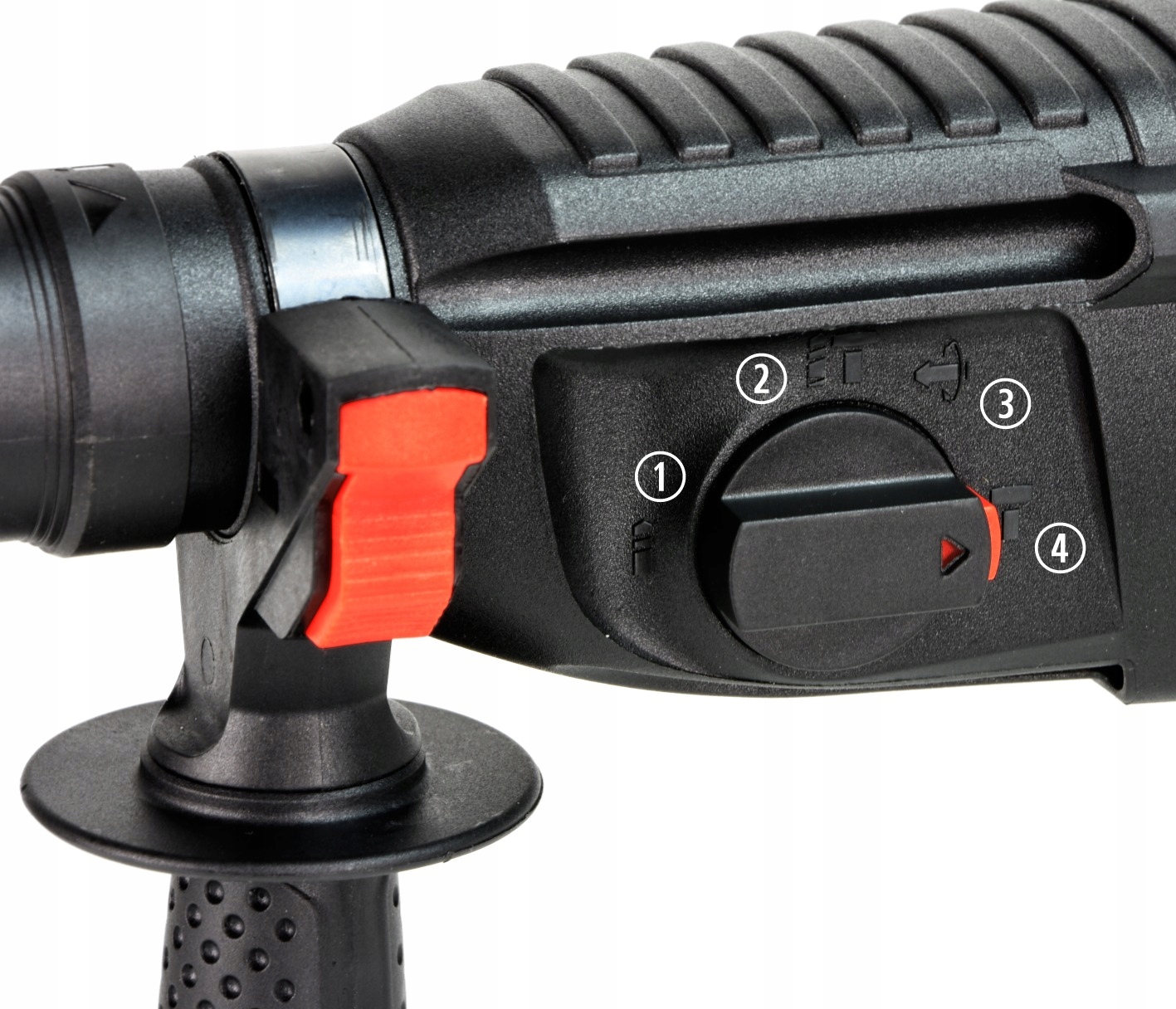 MŁOTOWIERTARKA WIERTARKA MŁOT UDAROWY SDS+ MOCNA WALIZKA ZESTAW WIERTEŁ Maksymalna moc 2600 W