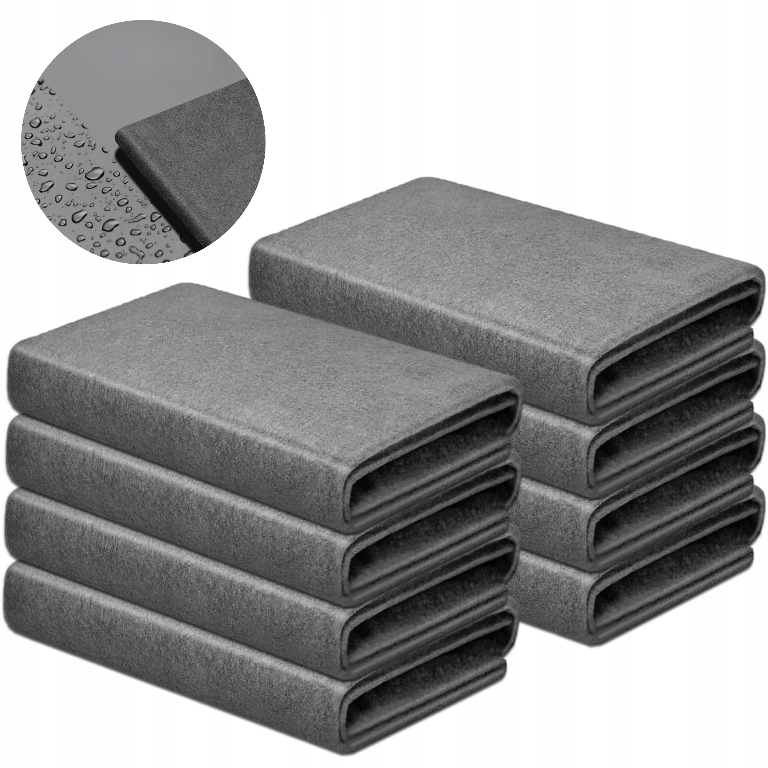 Levně Utěrky Z Mikrovlákna Na Čištění Oken Zrcadel 8 Kusů 30 X 30 CM