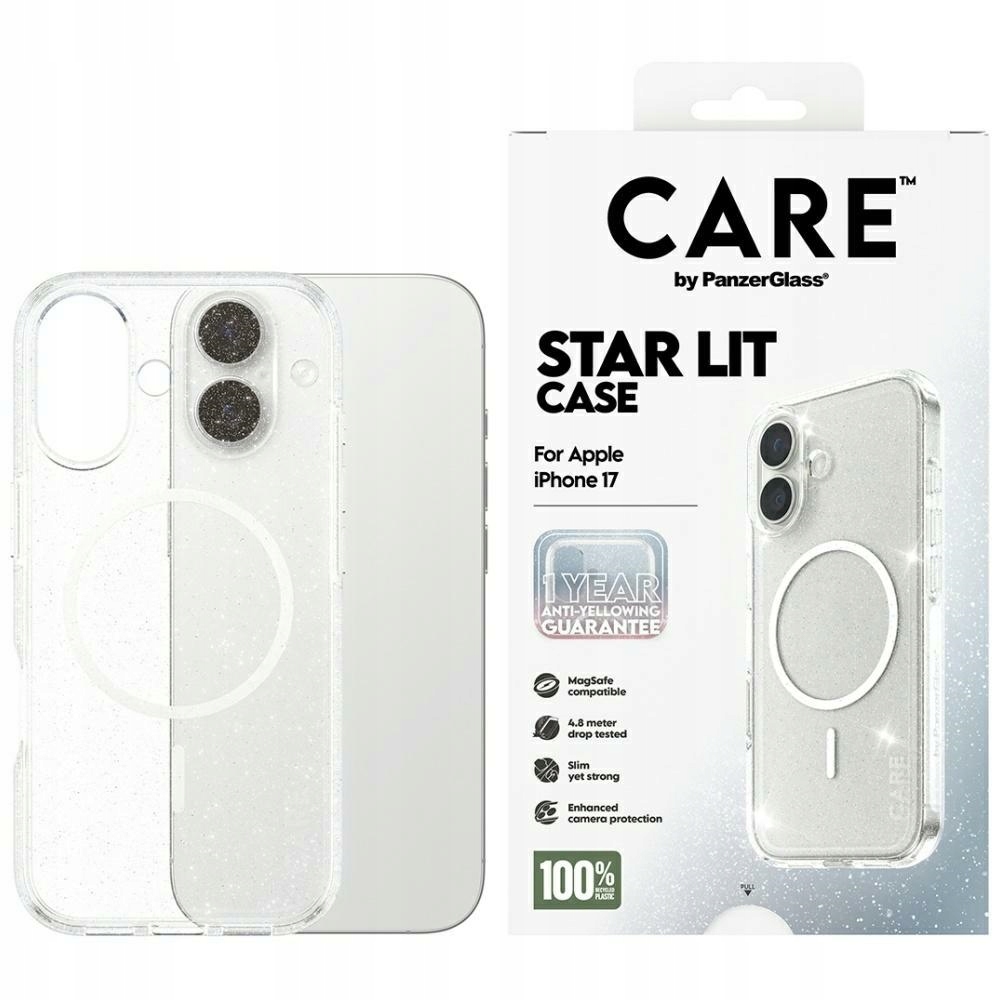 PanzerGlass Star Lit MagSafe pouzdro Brokátové kryt obal pro iPhone 17