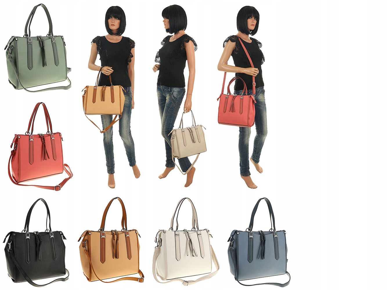 Maria C. Torebka Damska skóra ekologiczna MC663 Marka inna