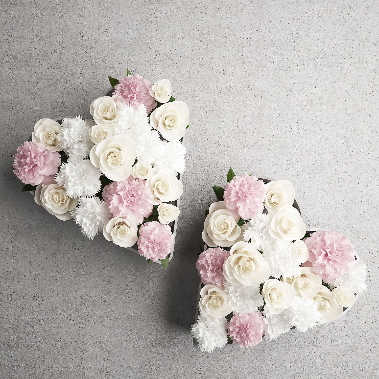 DONICZKA SERCE DO KOMPOZYCJI BIAŁA PLASTIKOWA Marka inna