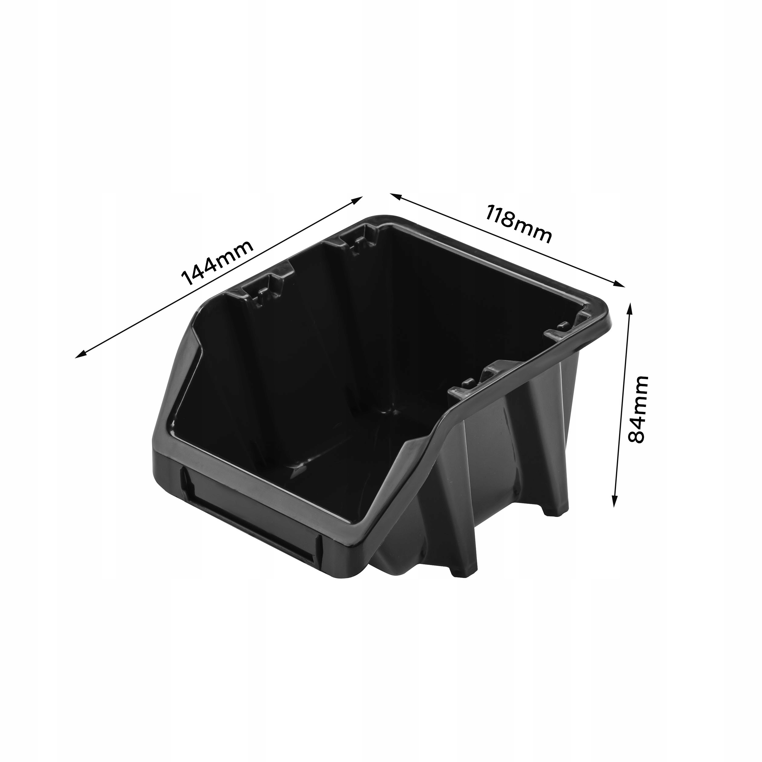 

Pojemnik magazynowy 118x144x84 mm warsztat garaż