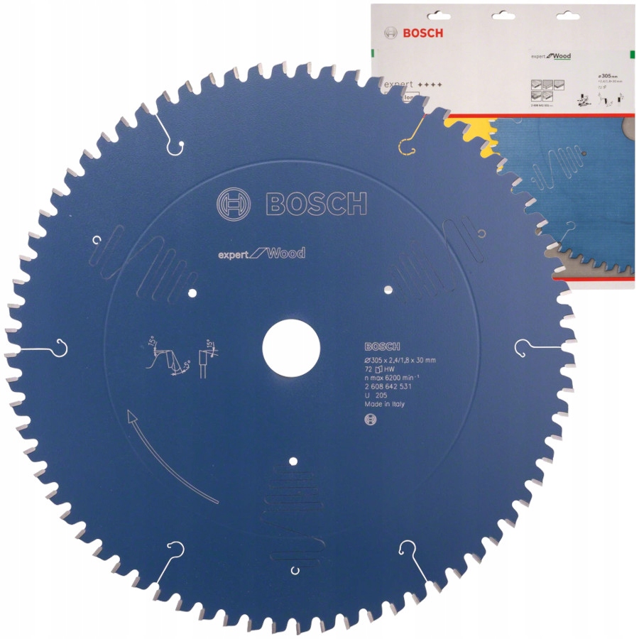 

Piła tarczowa do drewna 305mm x 30mm 72z Bosch