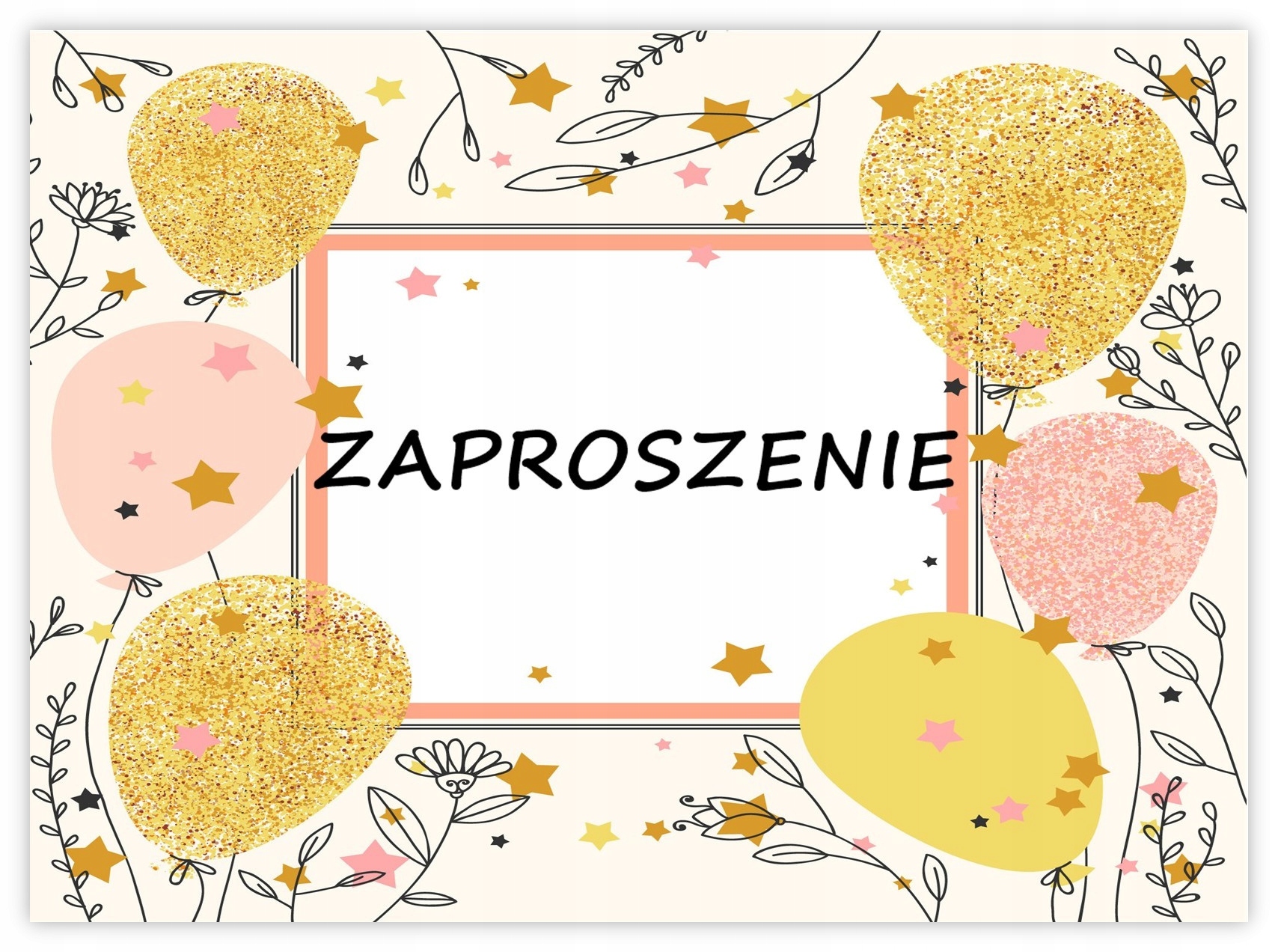 ZAPROSZENIA NA KOMERS BAL ÓSMOKLASISTY + KOPERTA