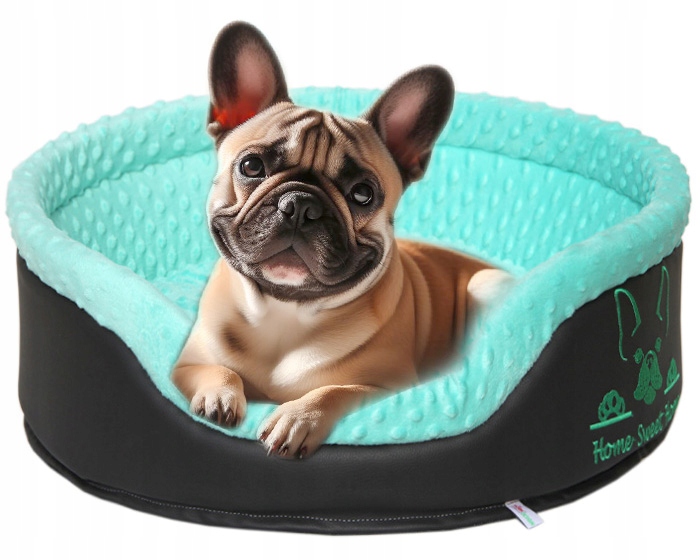 Levně pelíšek kotec potah kotec pelíšek pro psa francouzský buldoček mops ⌀55 cm