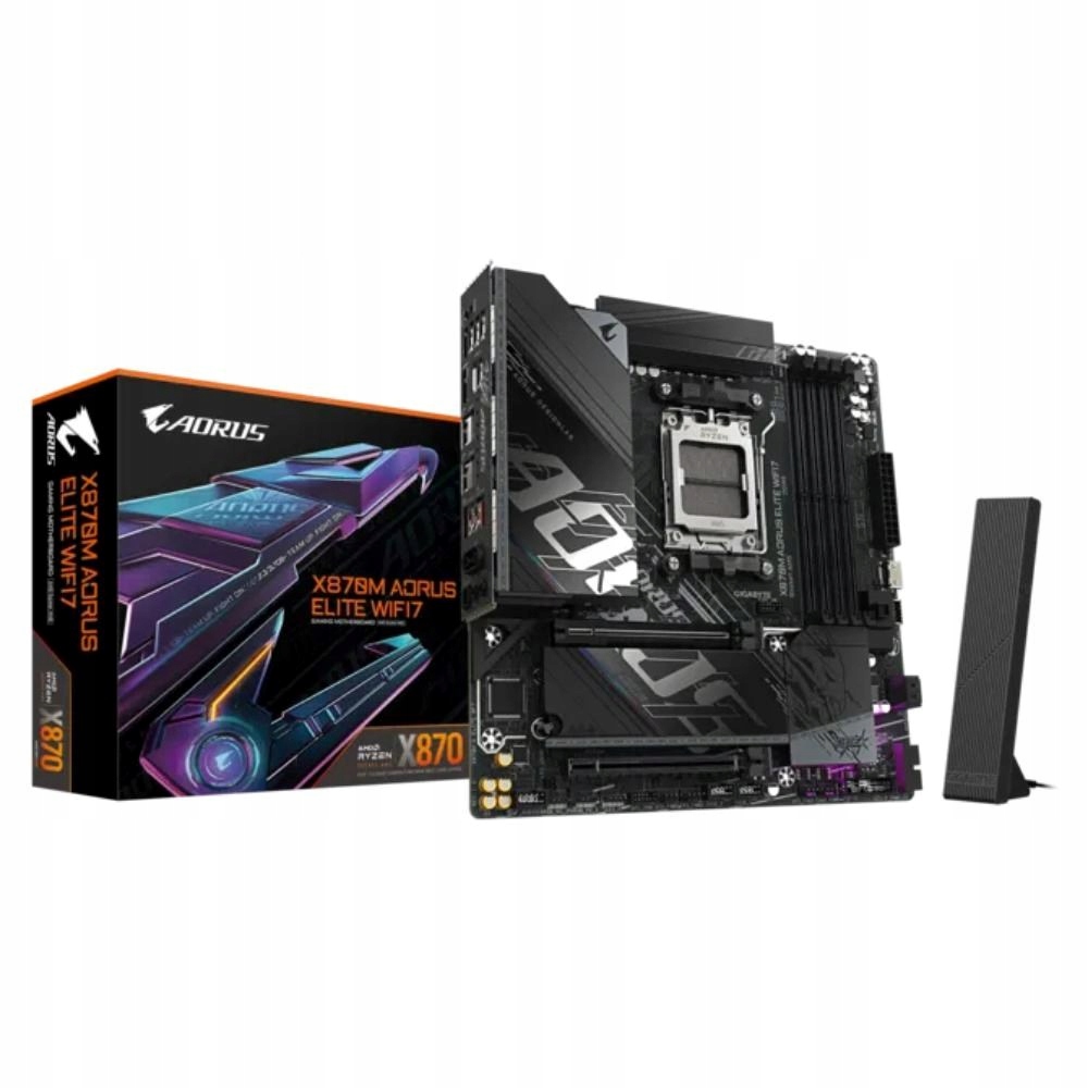Gigabyte Mb Sc AM5 X870M A Elite WF7, Amd X870, 4xDDR5, 2xUSB-C, …