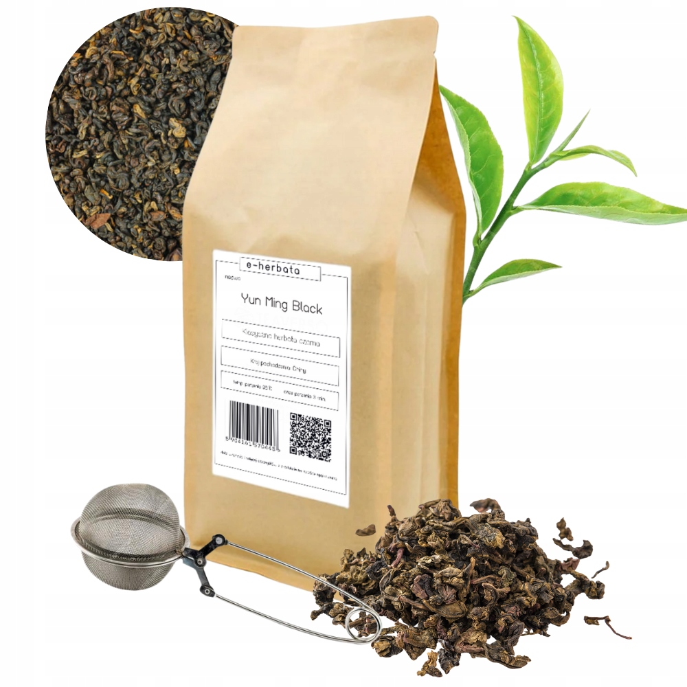 Herbata Czarna Liściasta Yun Ming Black Chiny 500G